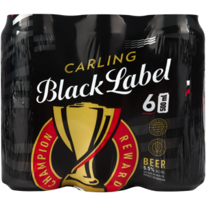 Carling Black Label Beer 6 Pack_0
