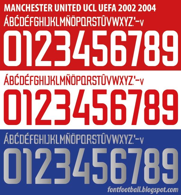 Font Vector Manchester United UCL 2002 2003 2004 kit_0