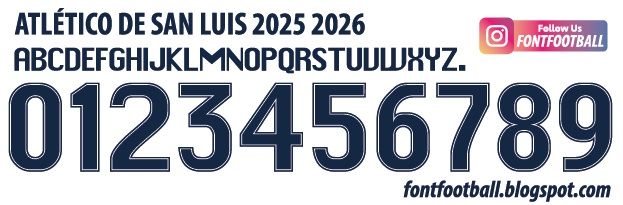 Font Vector Atlético de San Luis 2025 2026 kit_0