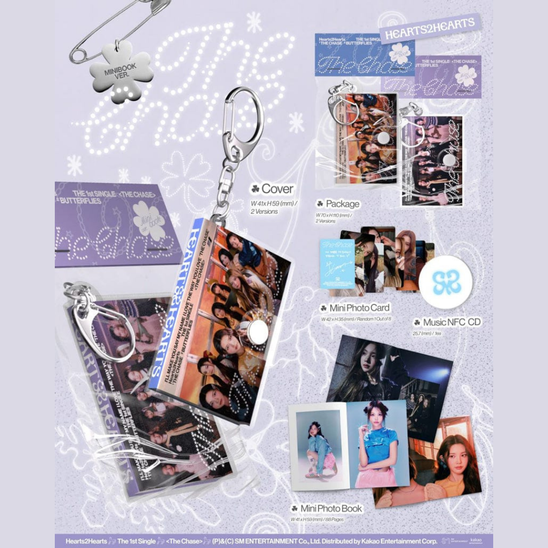 Hearts2Hearts - The 1st Single The Chase (Mini Book Ver.)_1