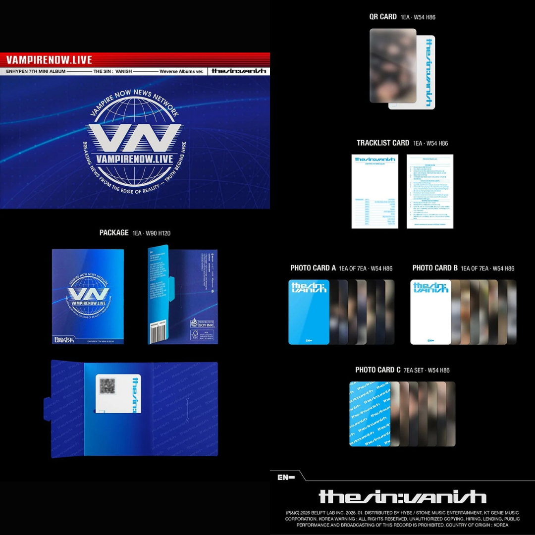 ENHYPEN - 7th Mini Album THE SIN : VANISH (Weverse Albums ver.)_1