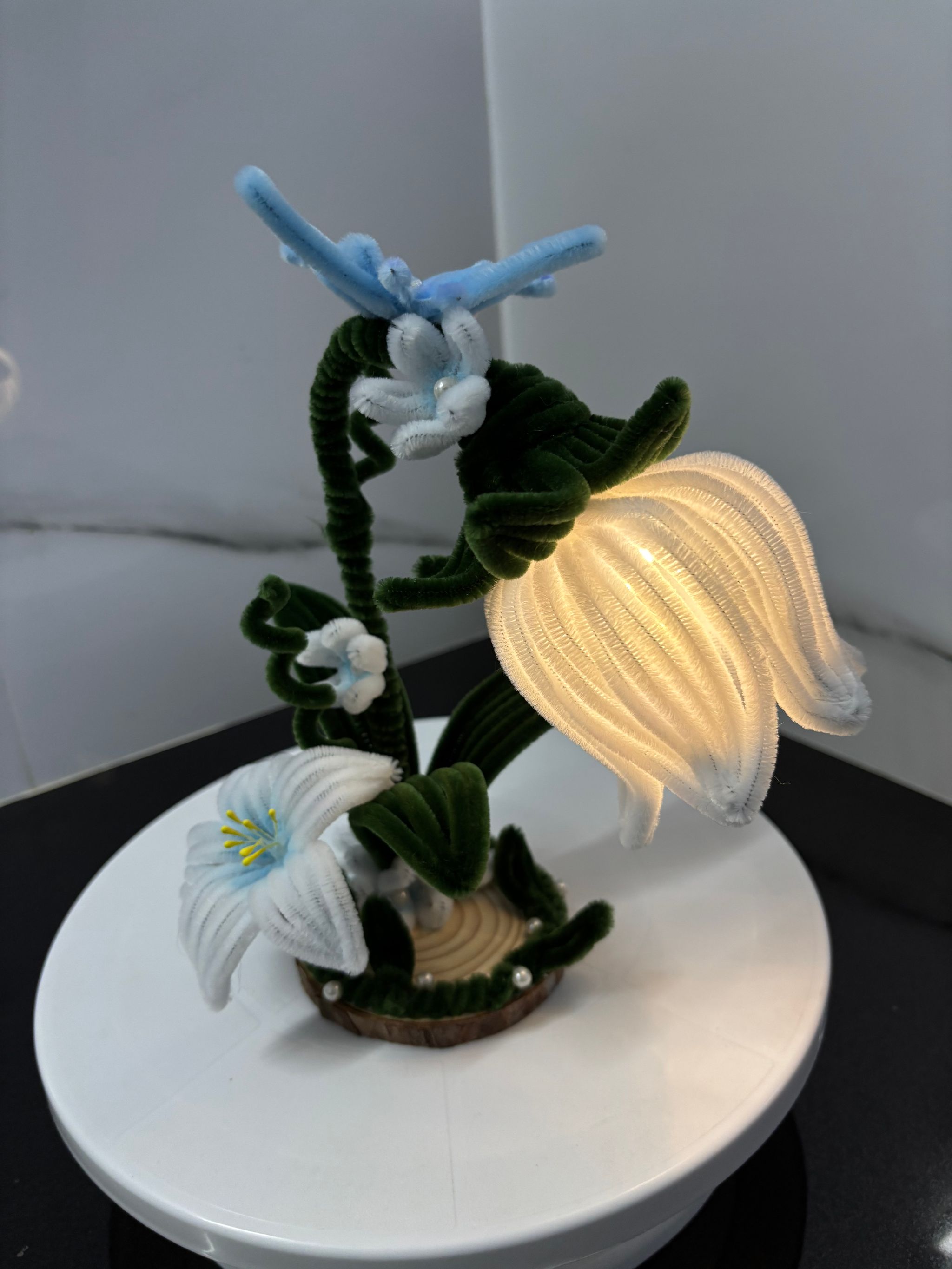 Enchanted bell flower lamp_1
