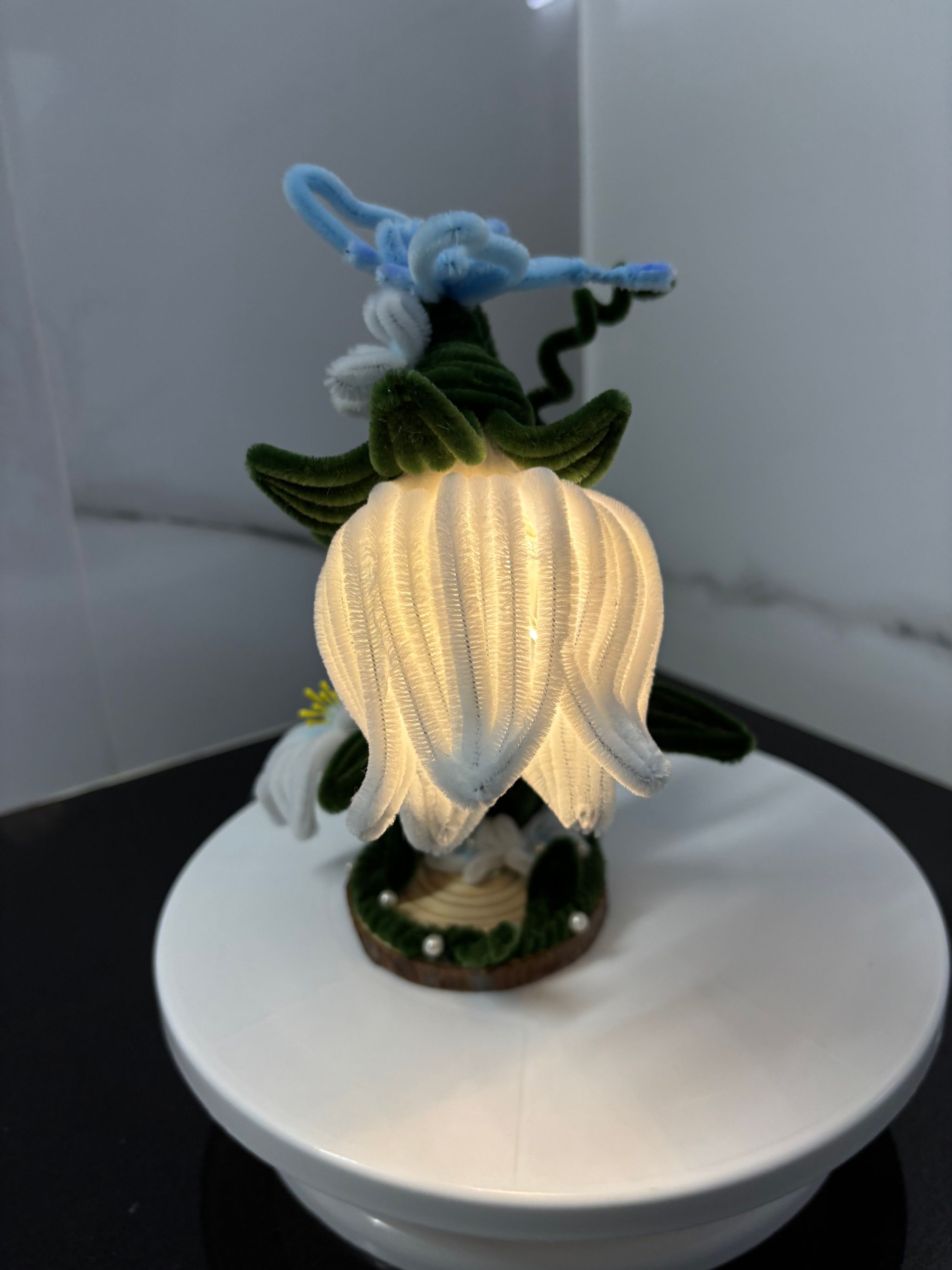 Enchanted bell flower lamp_3
