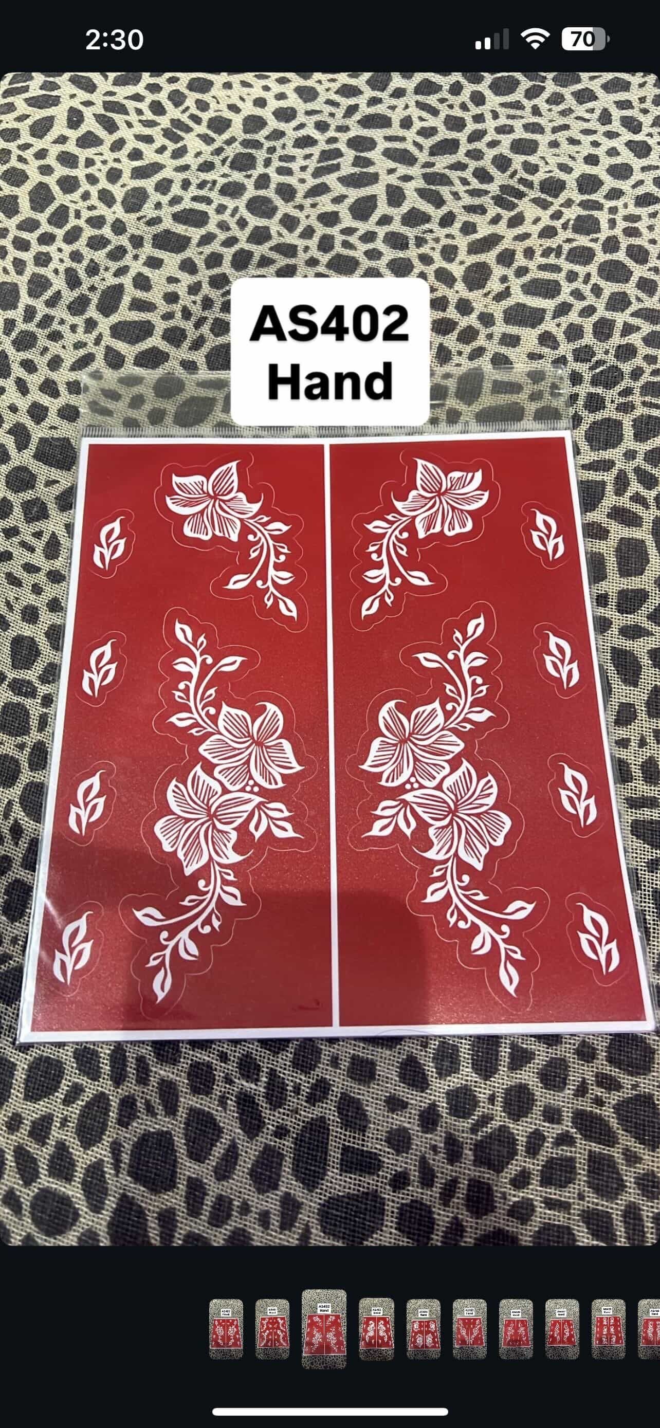 Henna Stencils high quality _7