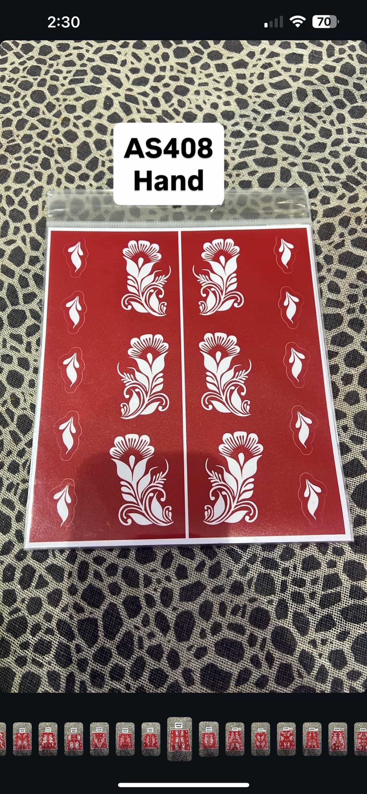 Henna Stencils high quality _9