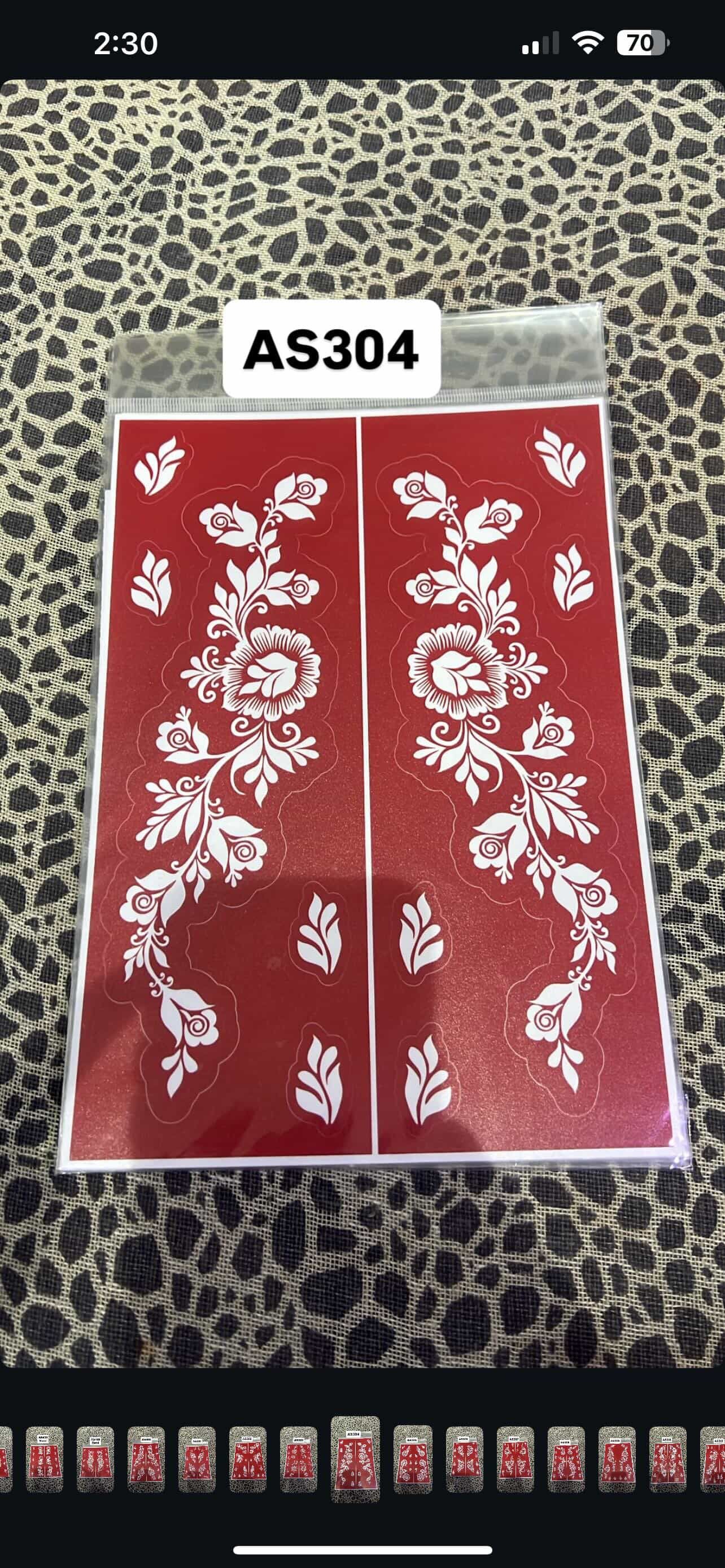 Henna Stencils high quality _1