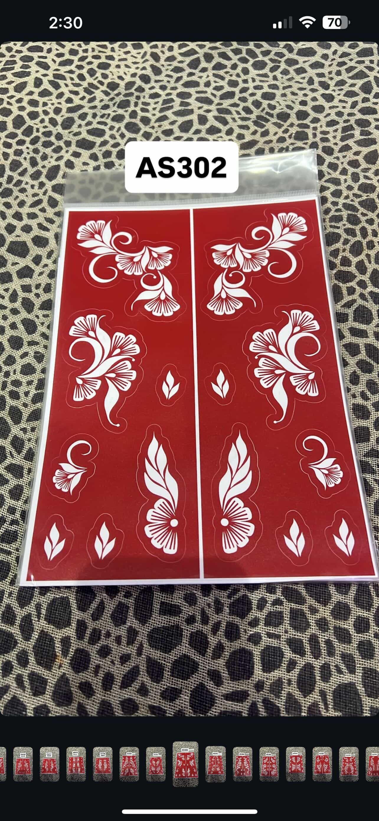 Henna Stencils high quality _3