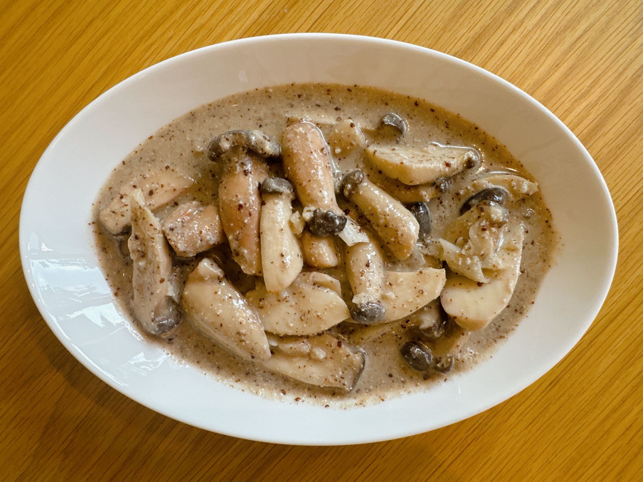 들깨 새송이볶음 Mushroom Stir-fry with Perilla Seeds Powder_0