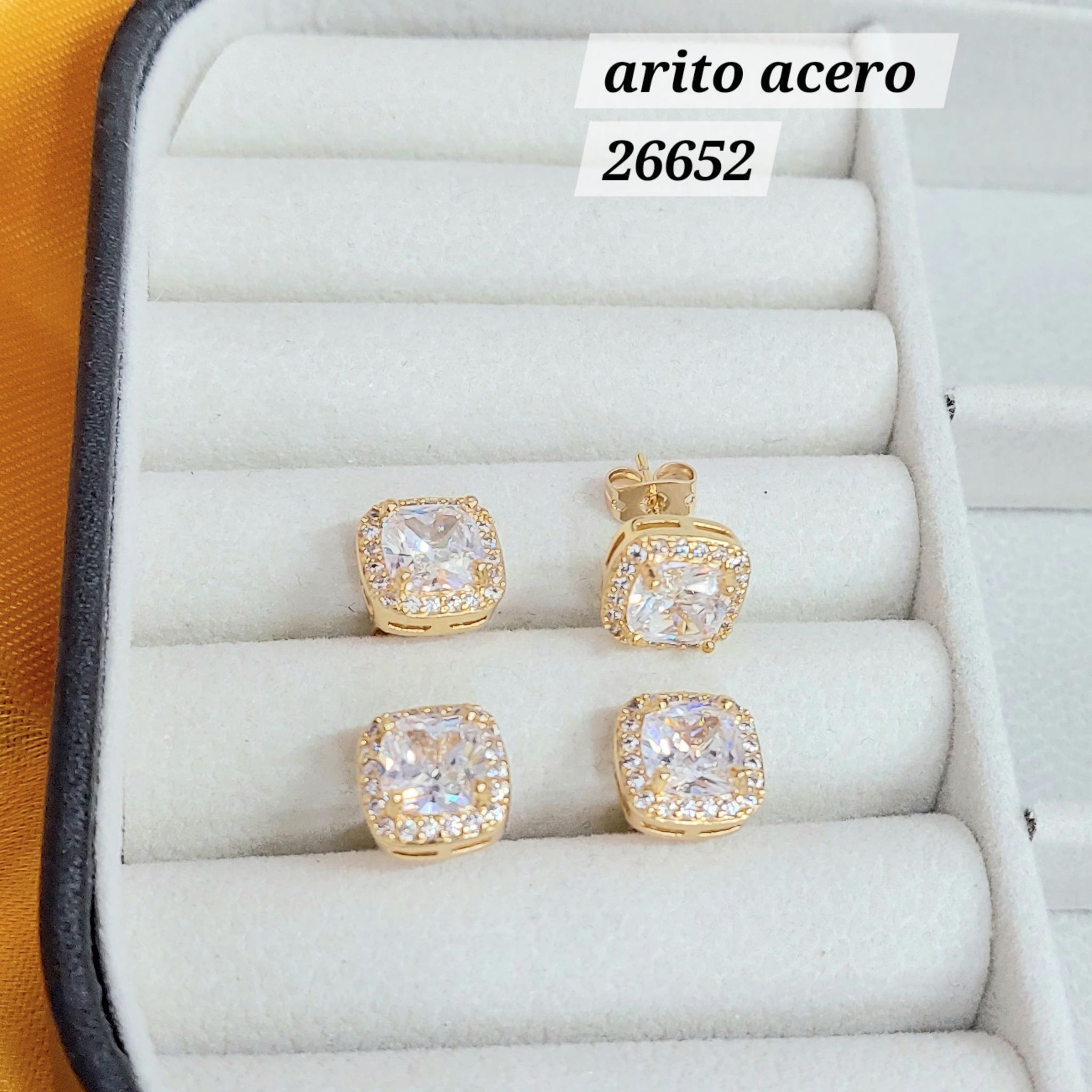 Aretes De Acero Inoxidable _0