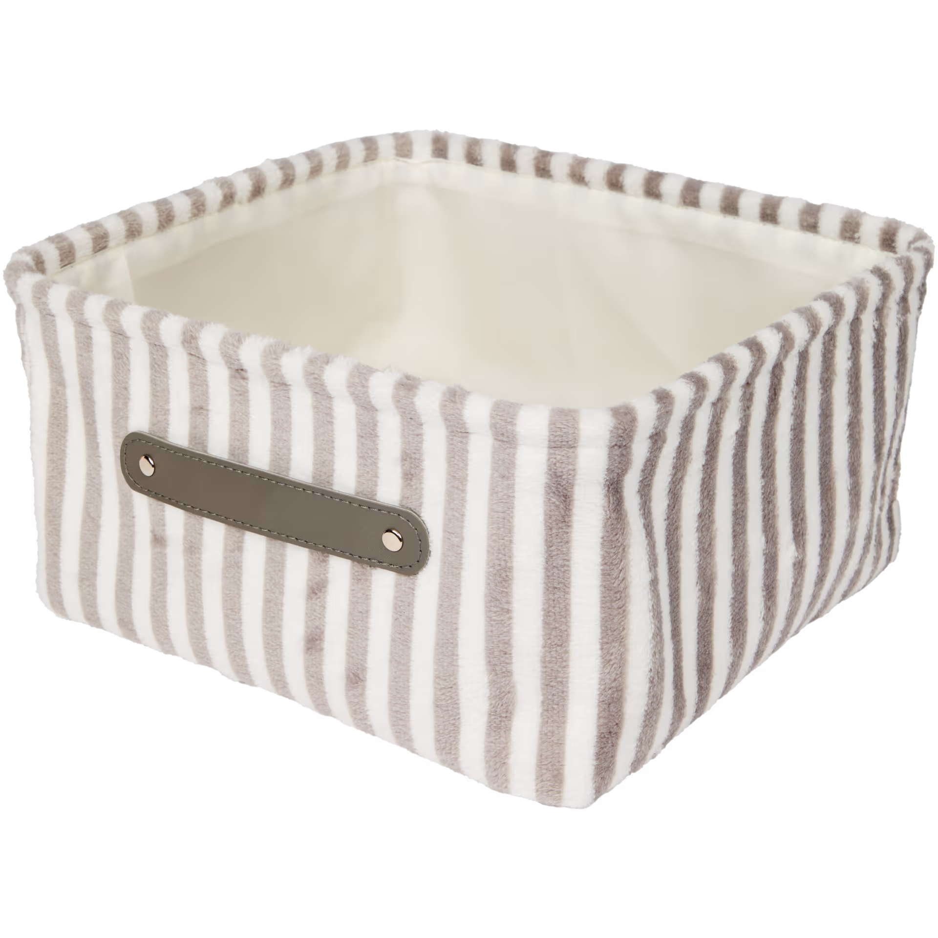 Panier de rangement en teddy 31x29x15 cm _2