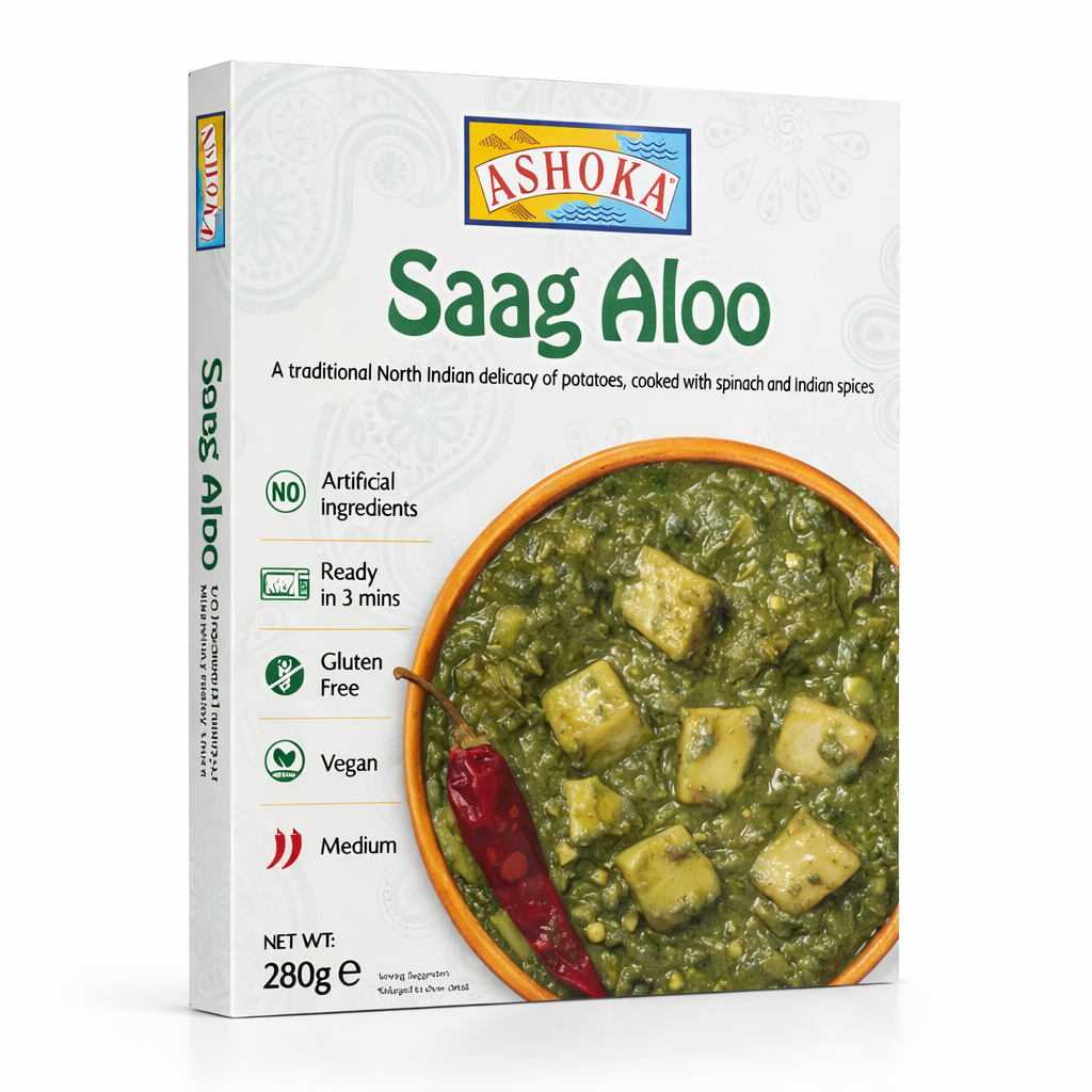 Ashoka RTE Aloo Saag 280g_1
