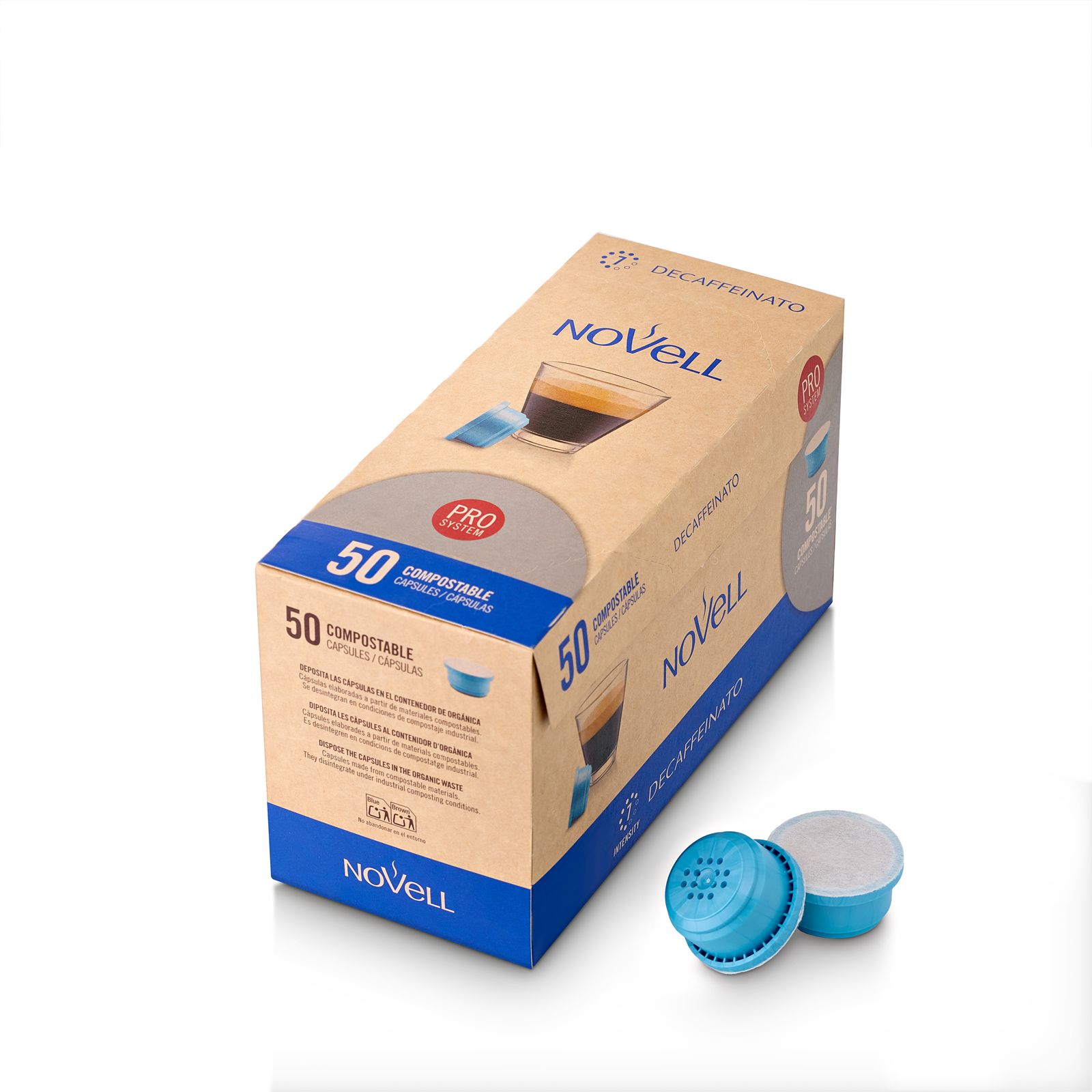 Café - Cápsulas PRO Compost. - Dekaf - 50u_0