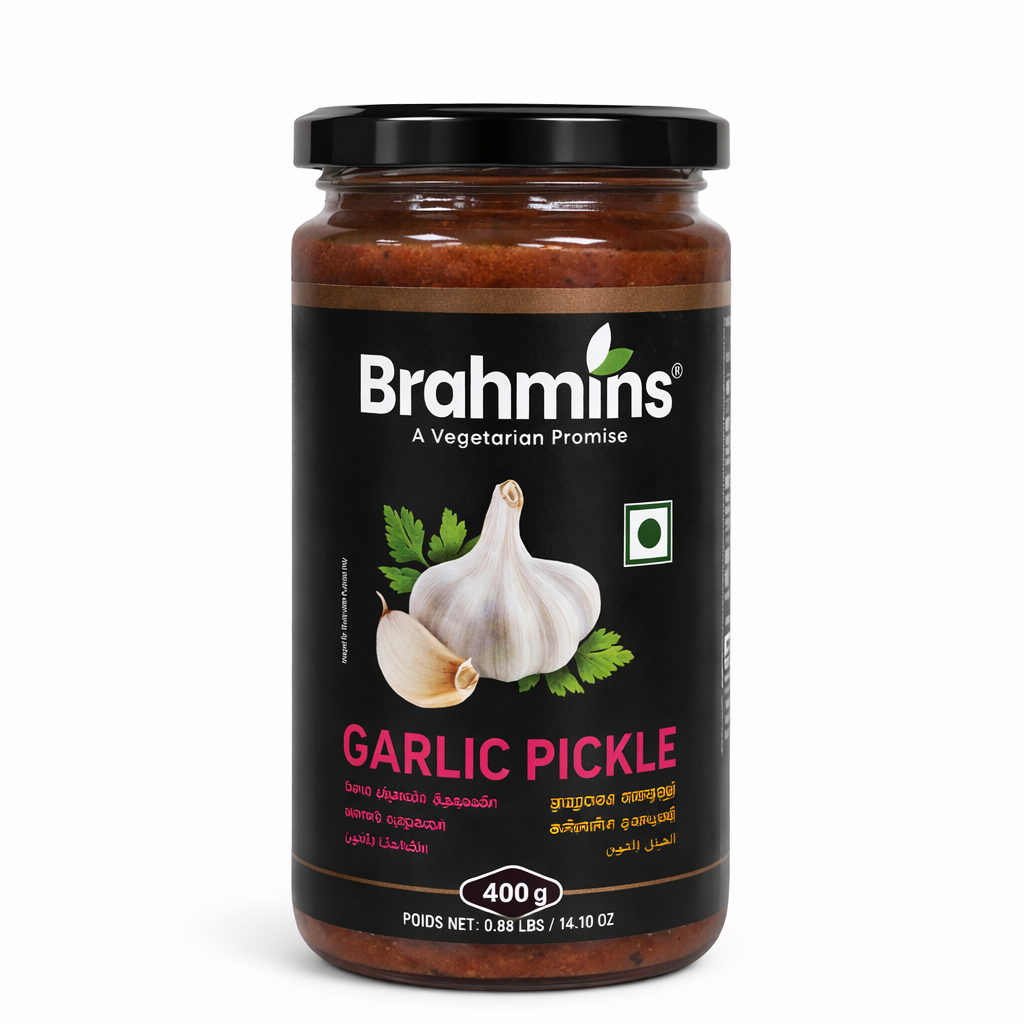 Brahmins Garlic Pickle 400 GM_0