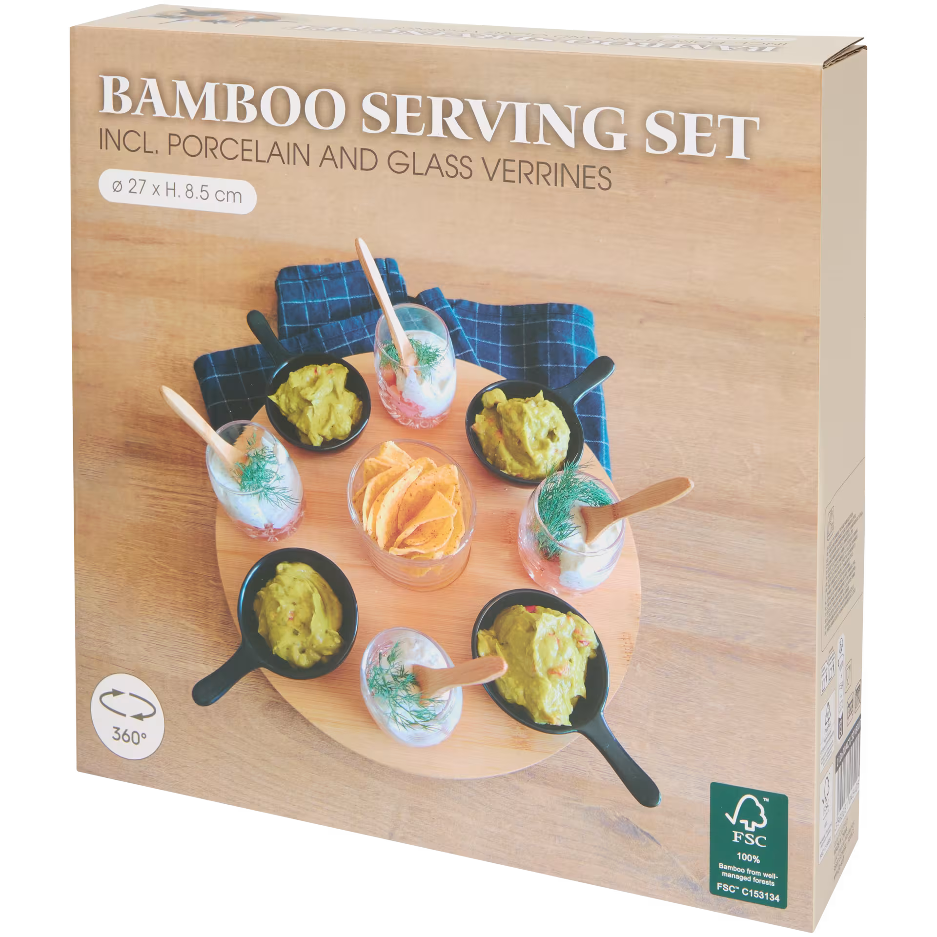 Plateau tournant pour amuse-bouches Ø 27 cm_1