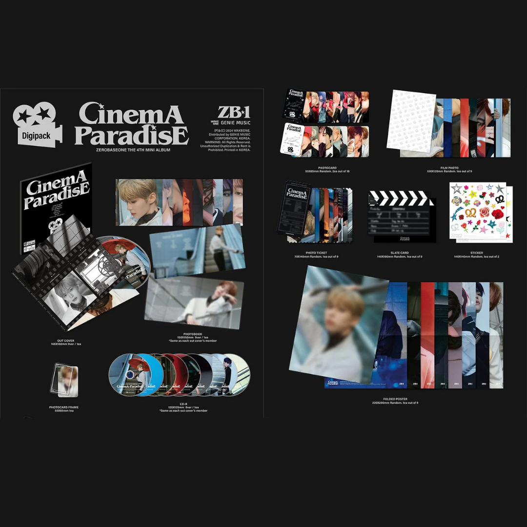 ZEROBASEONE - 4rd Mini Album  CINEMA PARADISE [DIGIPACK ver.]_1