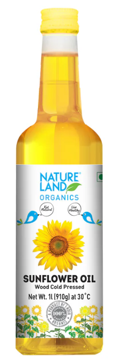 Nature Land Cold-pressed Sunflower oil 1L_0