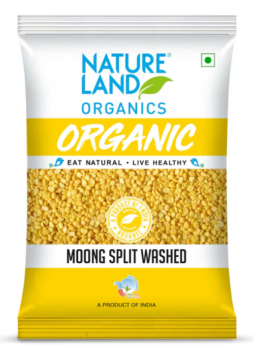 Nature Land Moong Split Washed 500g_0