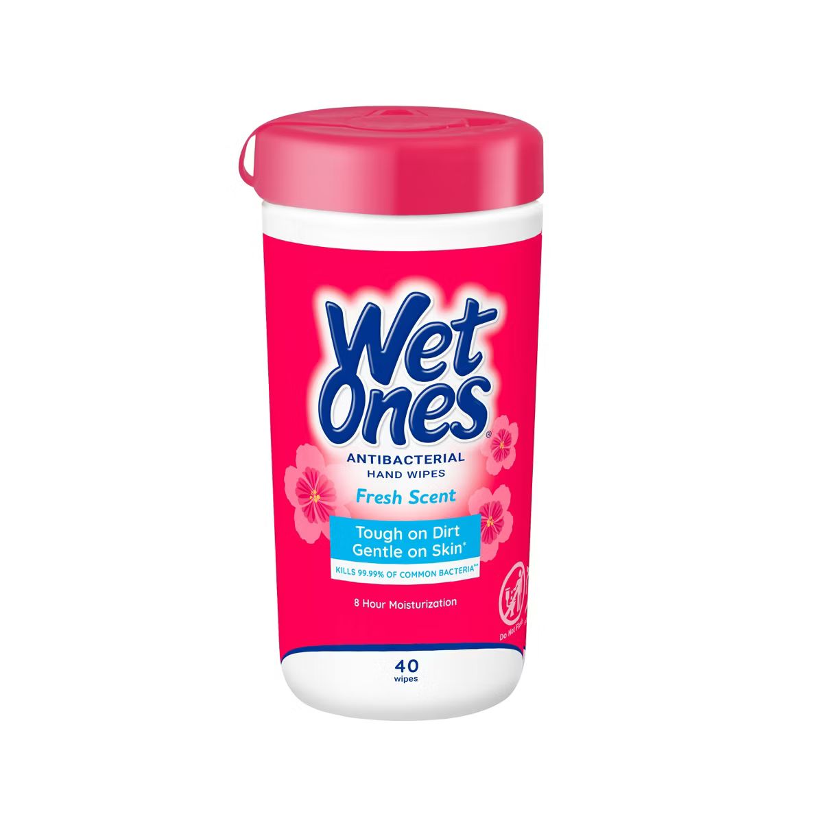 Wet Ones Antibacterial Hand Wipes Canister - Fresh Scent - 40ct_0