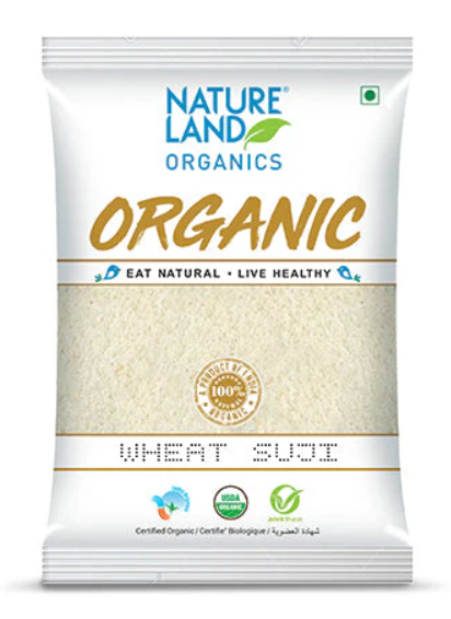 Nature Land Wheat Suji 500g_0