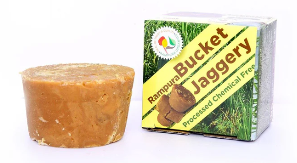 Rampura Organics Bucket jaggery 500g_0