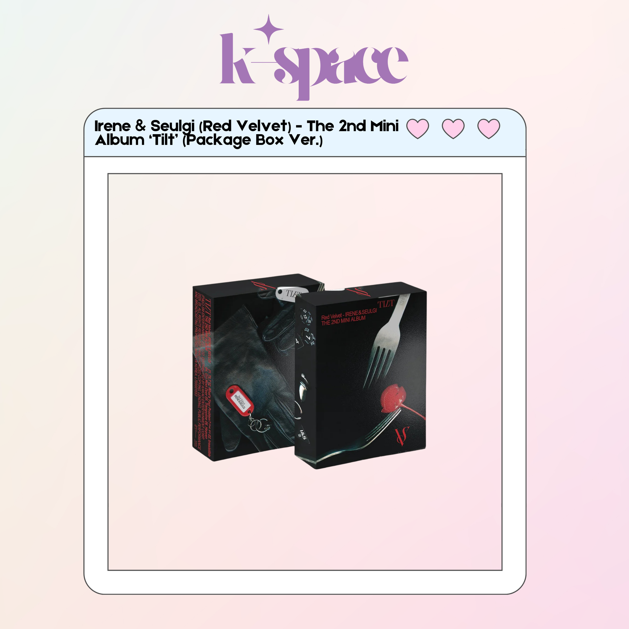 Irene & Seulgi (Red Velvet) - The 2nd Mini Album ‘Tilt’ (Package Box Ver.)_0