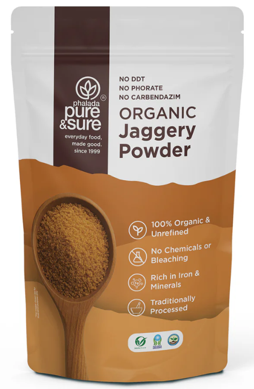 Pure & Sure Organic Jaggery Powder 500g_0