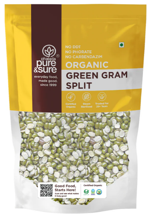 Pure & Sure Green Gram Split 500g_0