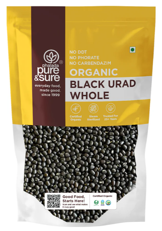 Pure & Sure Urad dal Whole Black 500g_0