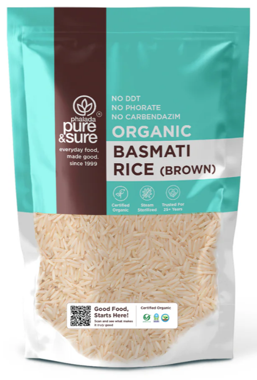 Pure & Sure Brown Basmati Rice 1kg_0