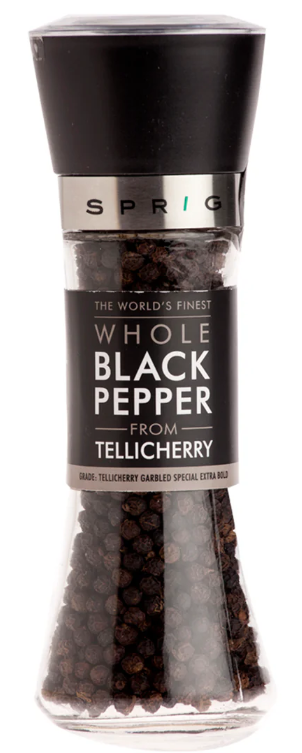 Sprig Whole Black Pepper with grinder 50g_0
