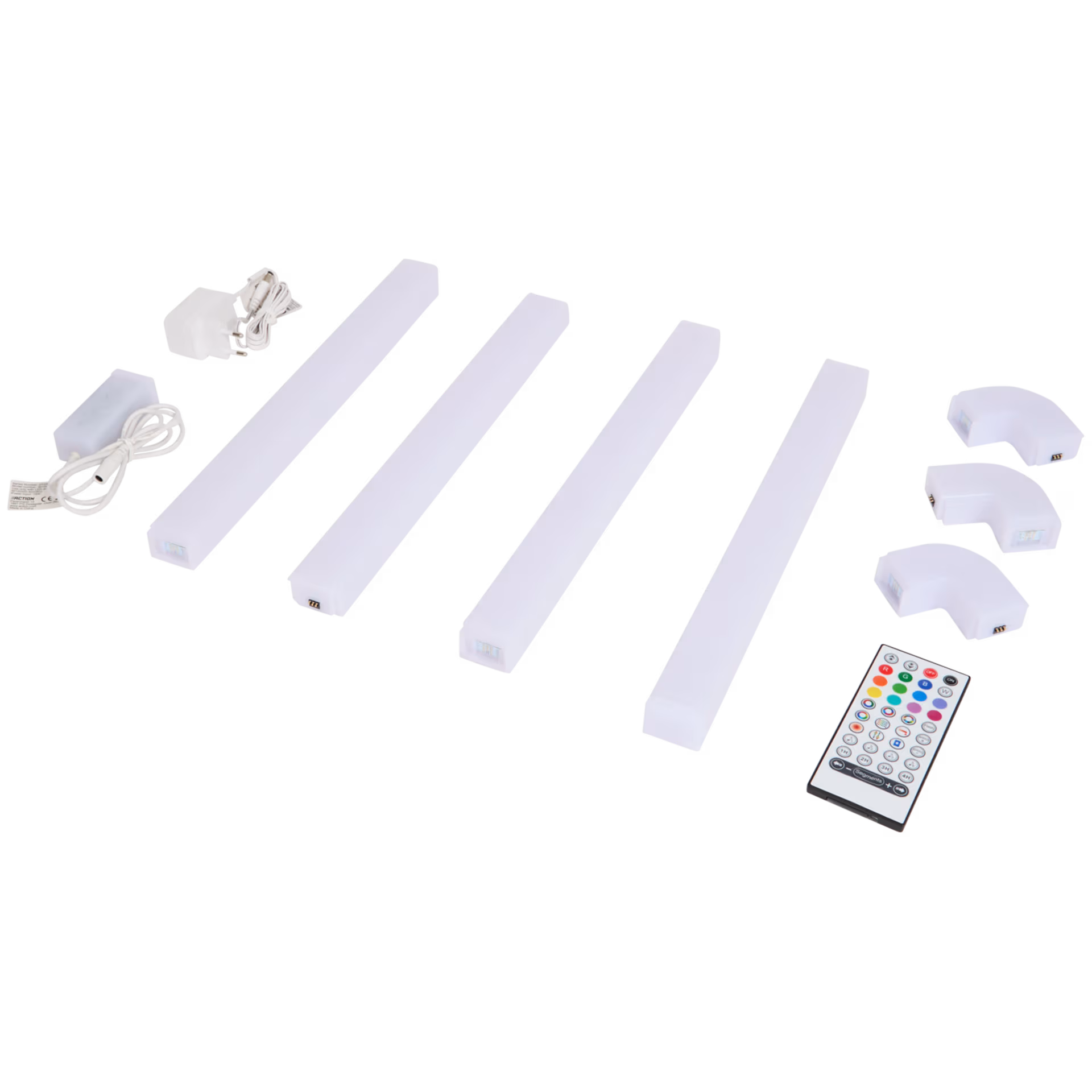 Barre lumineuse murale multicolore, 8 pièces_2