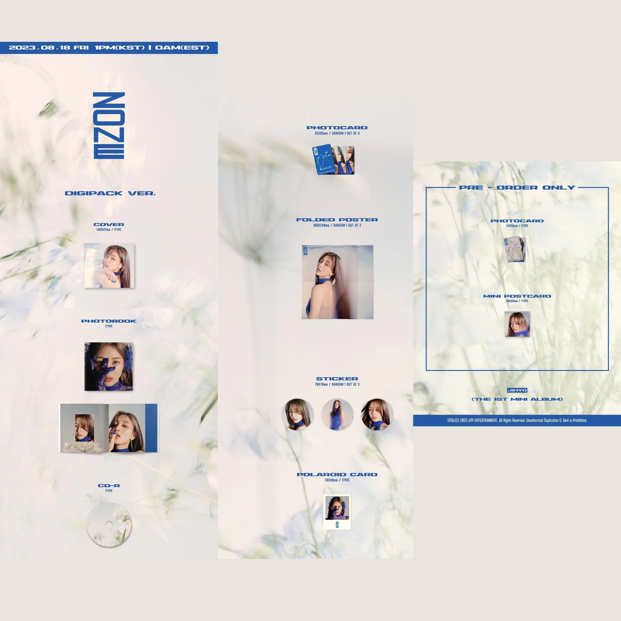 Jihyo (TWICE) - Zone Digipack with POB_1