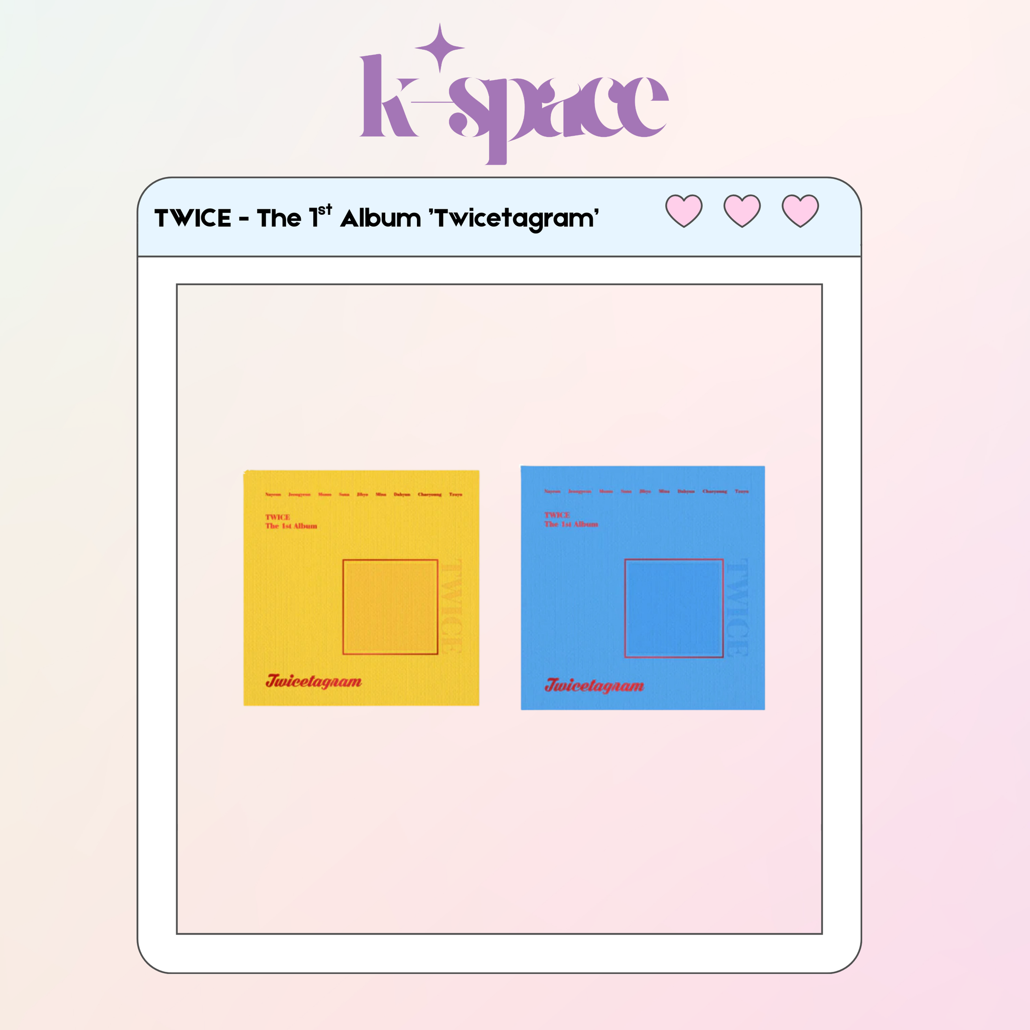 TWICE - The 1st Album ’Twicetagram’_0
