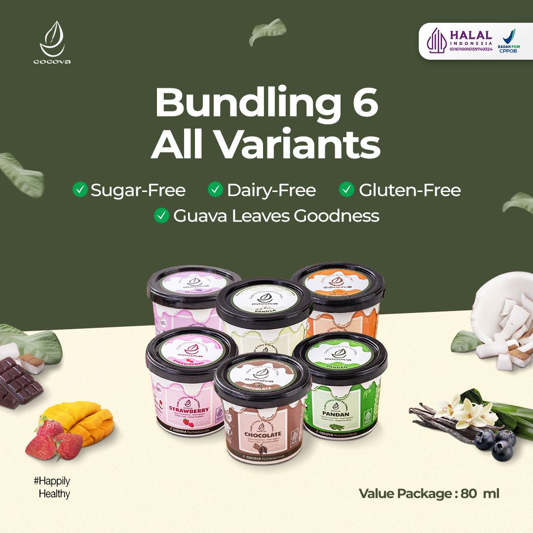 [BEST SELLER] COCOVA Bundle of 6 Value Package 80 ml - Paket 6 pcs Semua Varian_0
