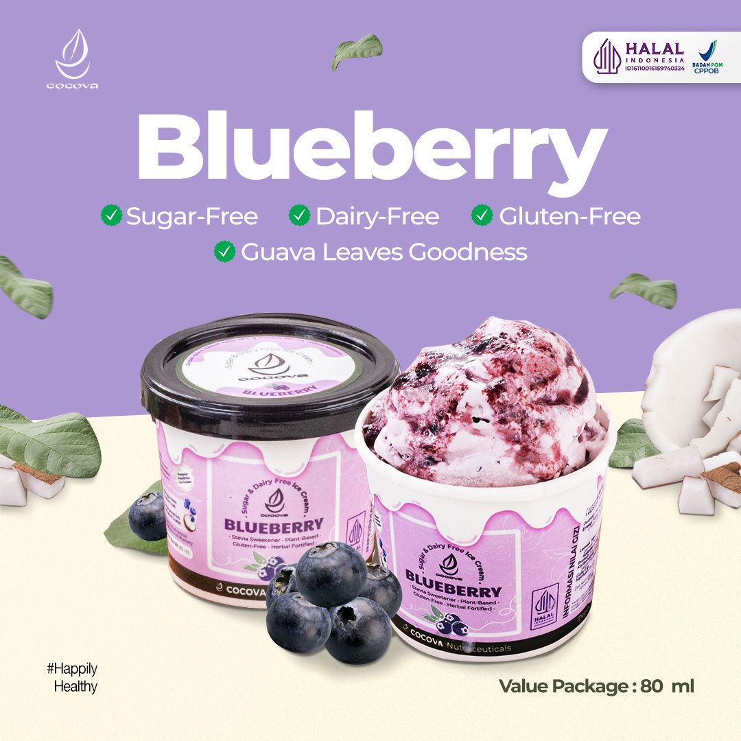 COCOVA Blueberry - Value Package 80 ml_0