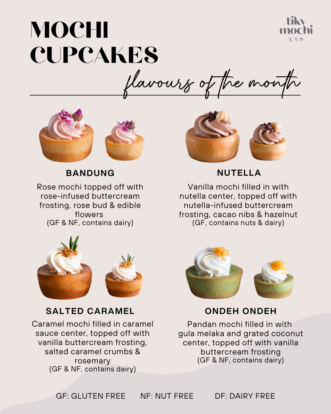 Box of 4 Regular Mochi Cupcakes_1