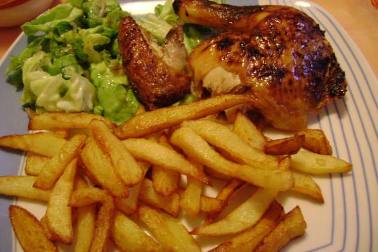 Fritte salade poulet _0