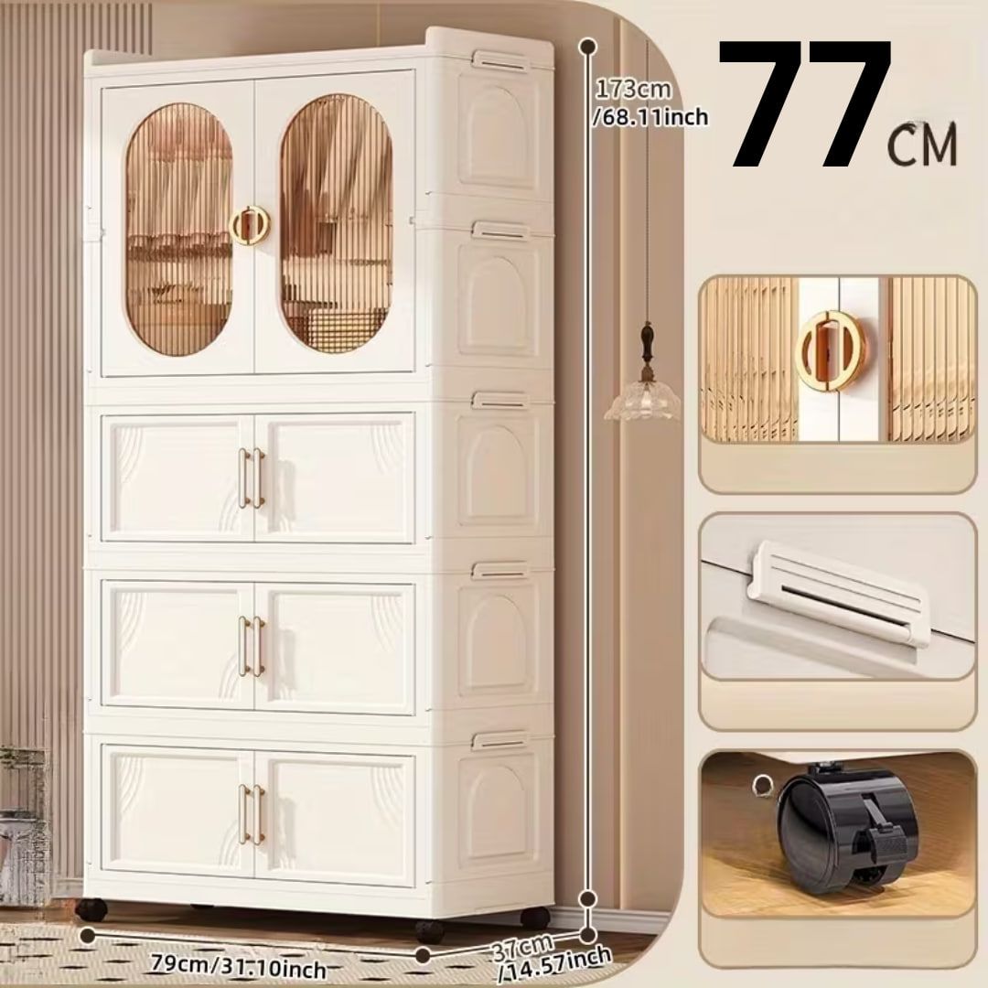 80CM FLEXA MULTI CLOTH STORAGE CABINET (ALMARI)_6