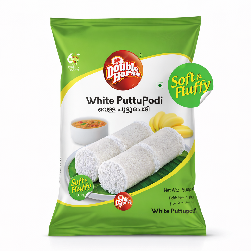 Double Horse Puttu Podi White 1kg_0