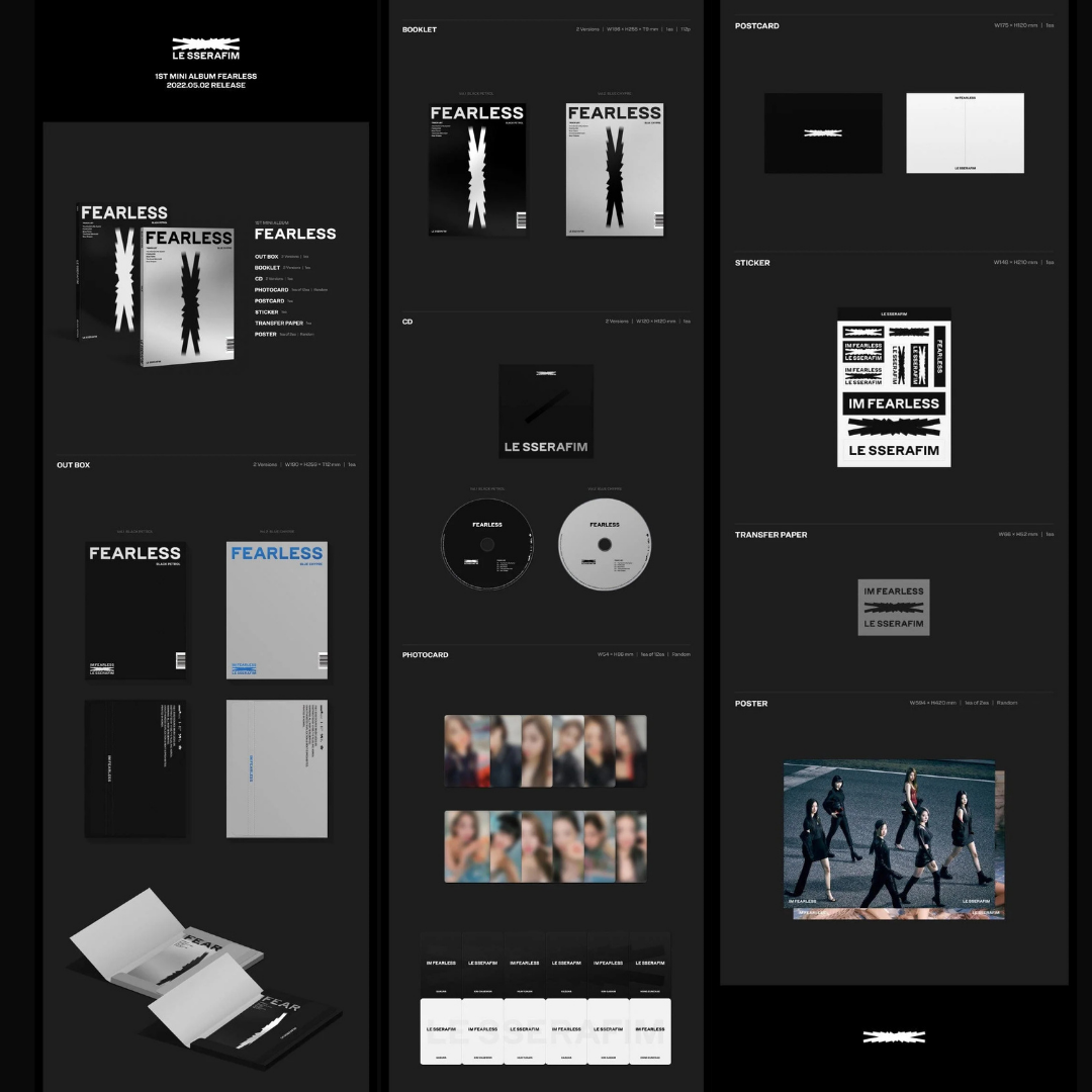 LE SSERAFIM - FEARLESS 1st Mini Album_1