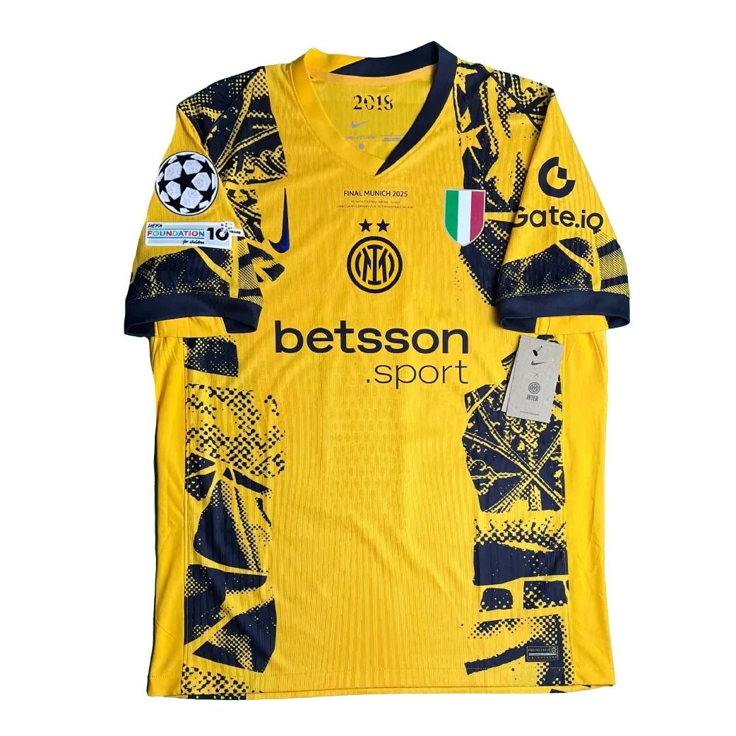 Inter Milan 2024/25 Third Shirt (Yellow / Black)_0