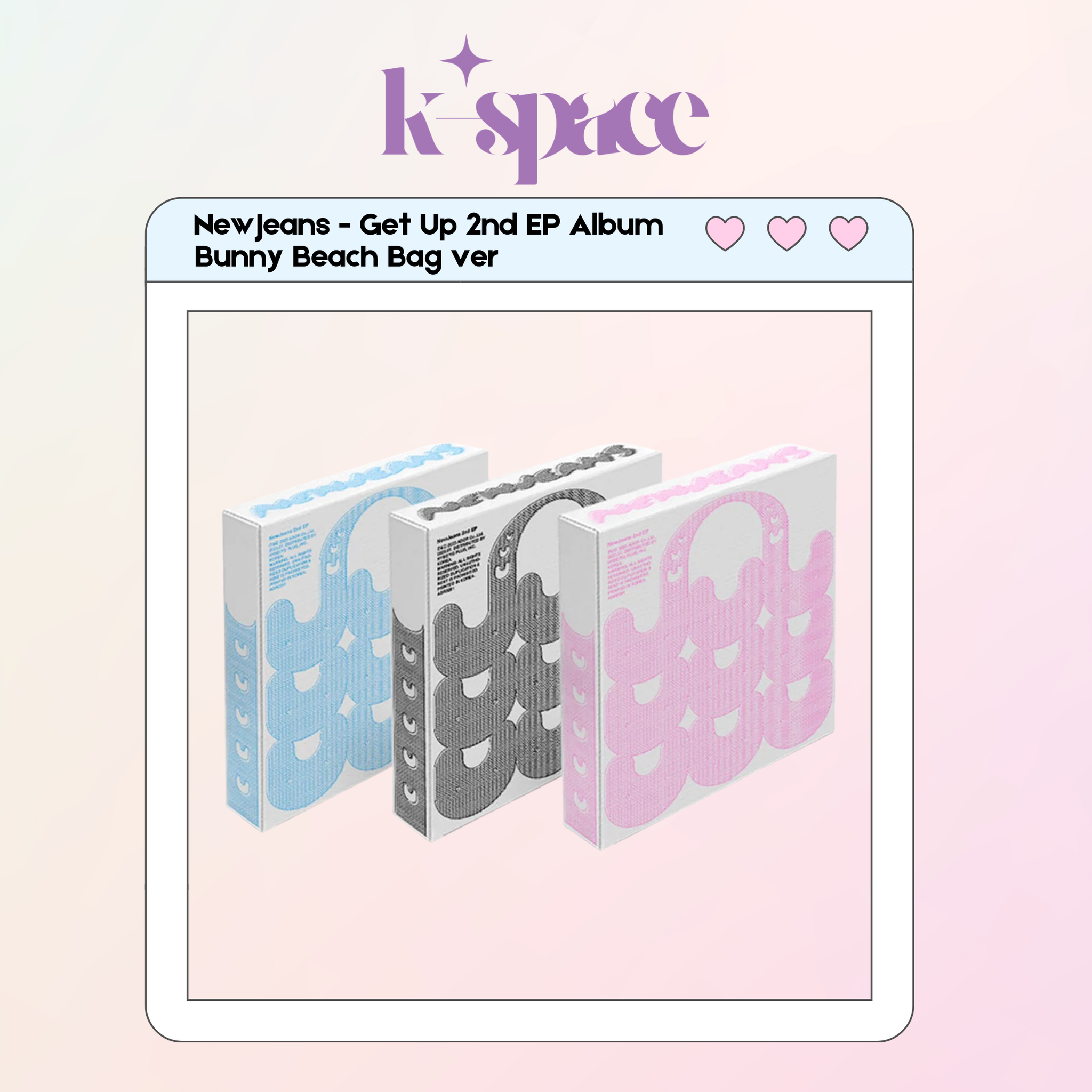 NewJeans - Get Up 2nd EP Album Bunny Beach Bag ver_0