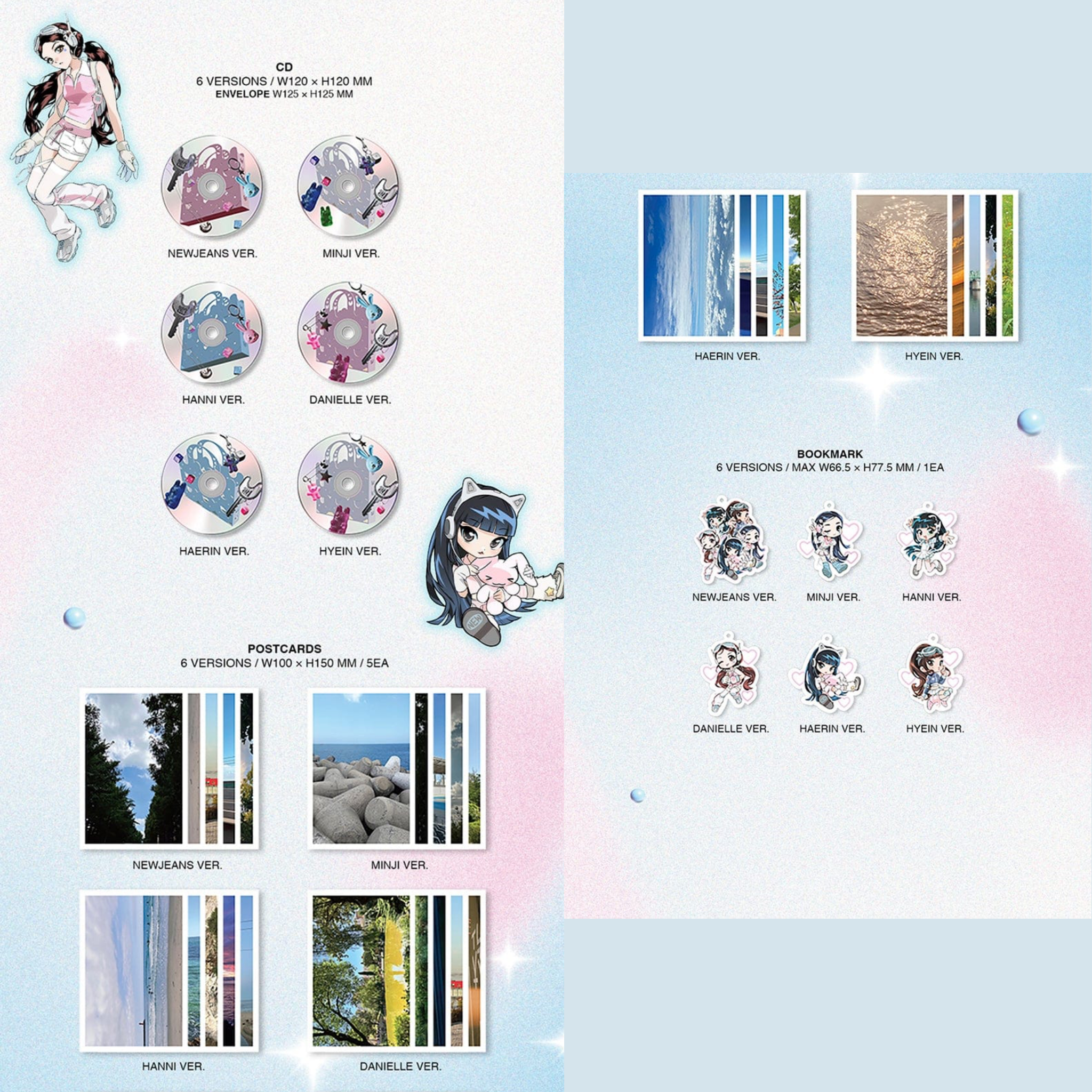 NewJeans - Get Up 2nd EP Album Bunny Beach Bag ver_3