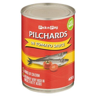 PnP Live Well Pilchards in Tomato Sauce 400g_0