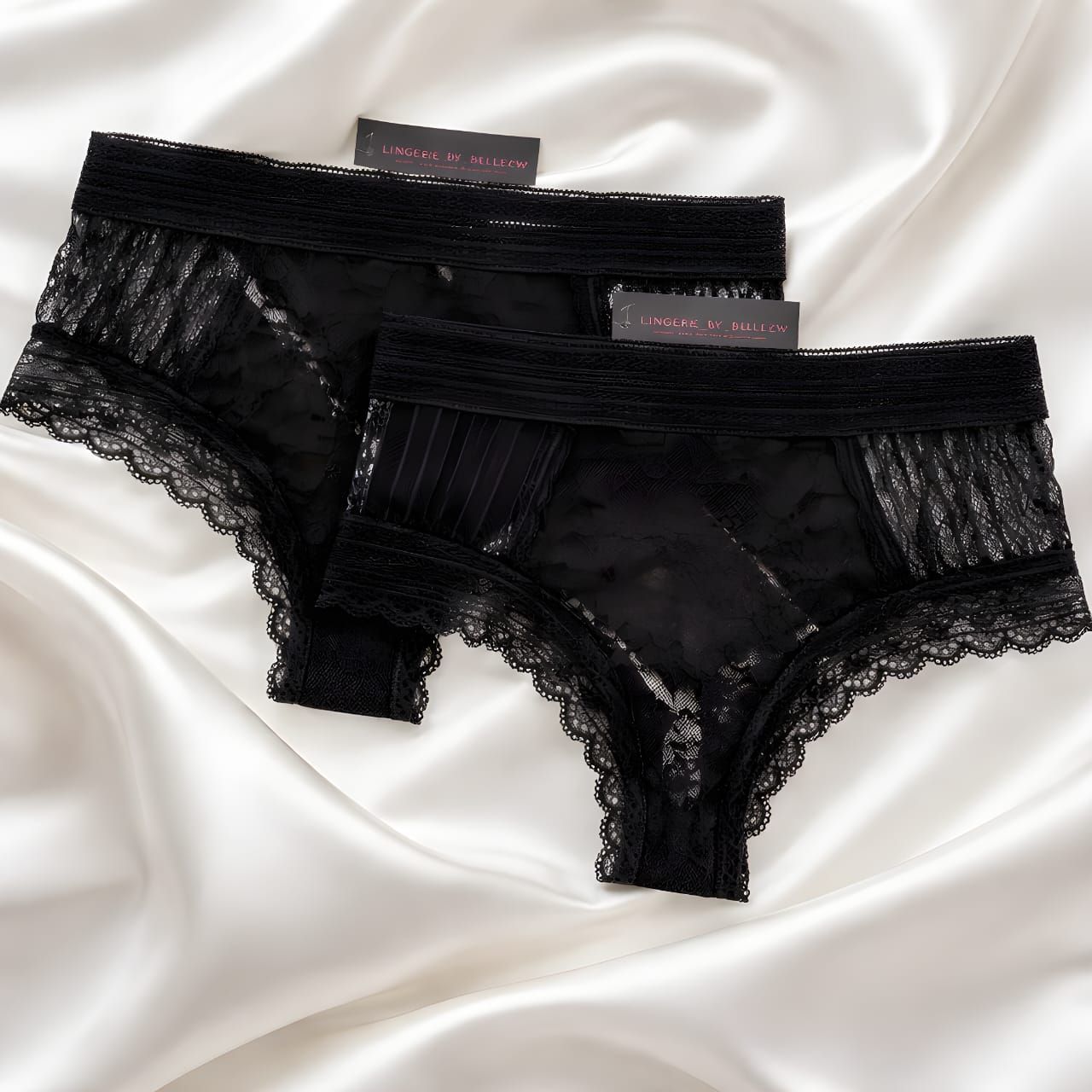 Indigo Secret soft lace panties-black_0