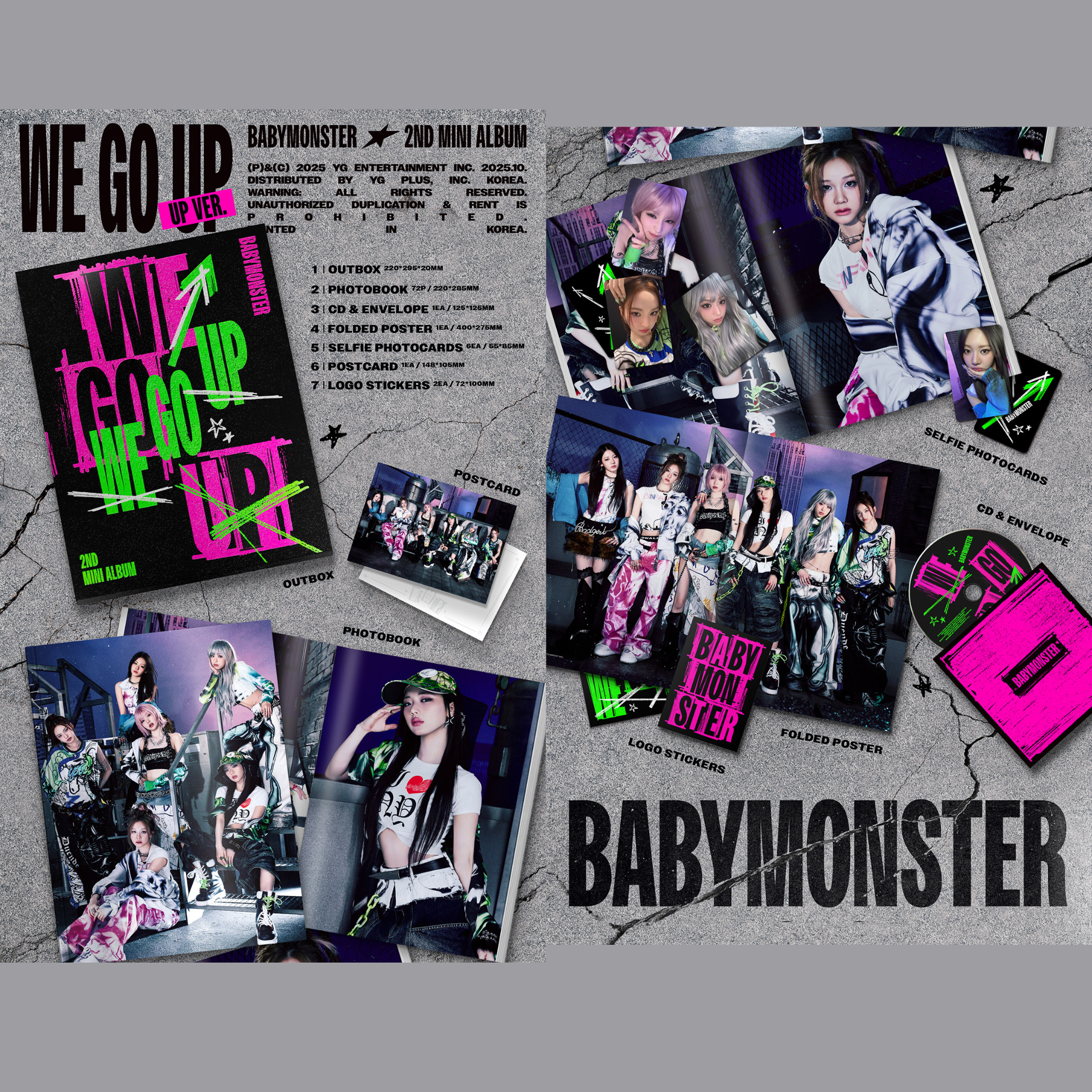 BABYMONSTER - 2nd Mini Album WE GO UP (UP Ver.)_1