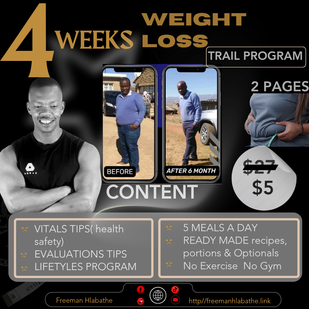 4 WEEKS DISCOUNTEd WEIGHT LOSS _0