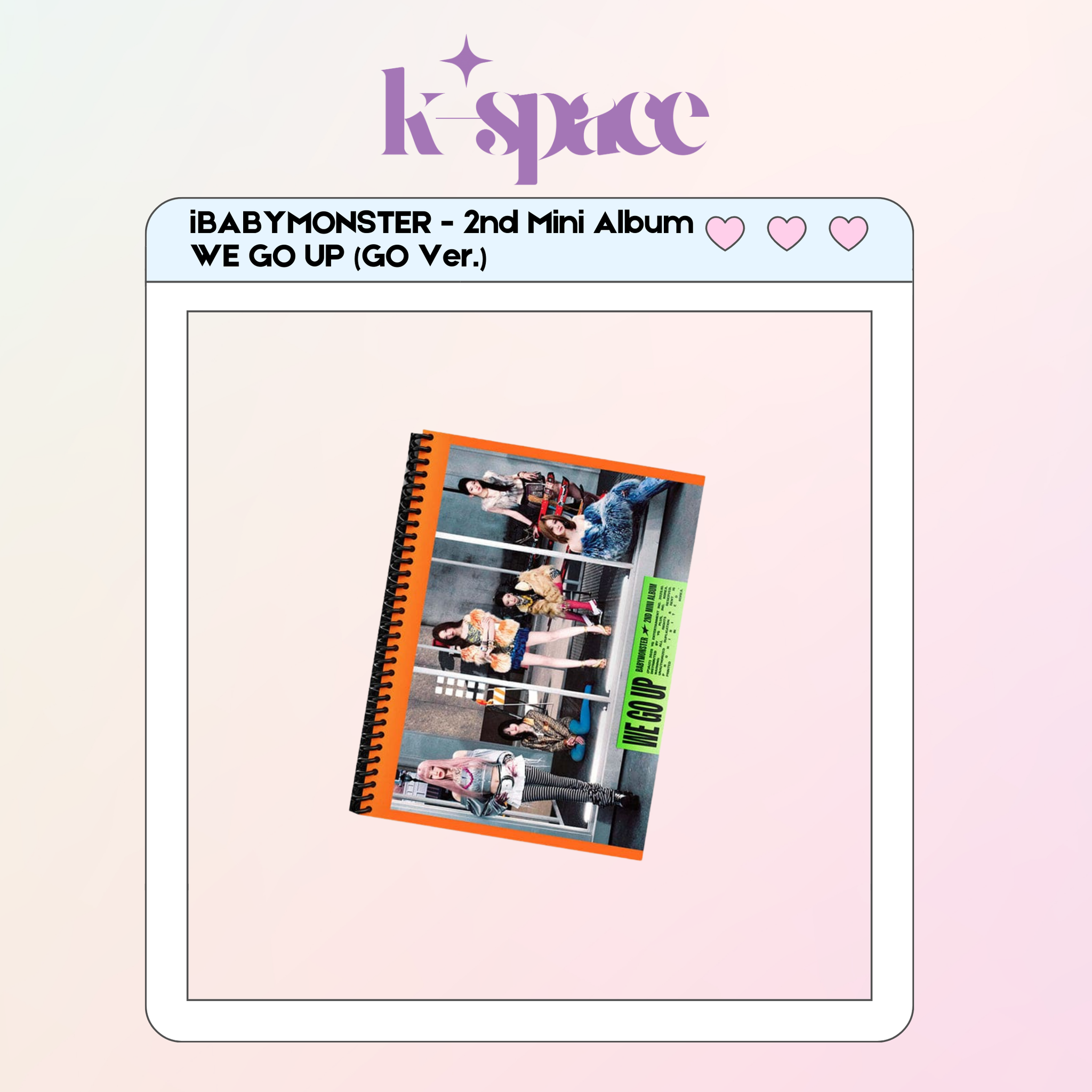 BABYMONSTER - 2nd Mini Album WE GO UP (GO Ver.)_0