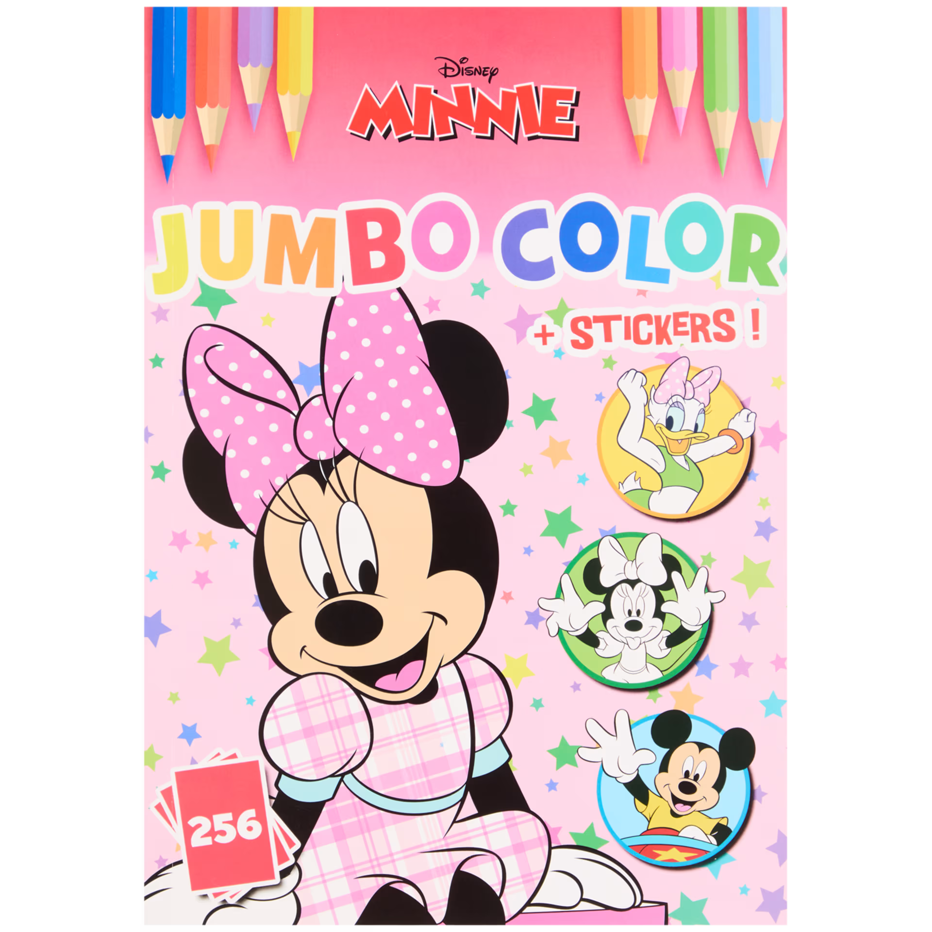 Livre de coloriage avec autocollants Disney 256 pages_1