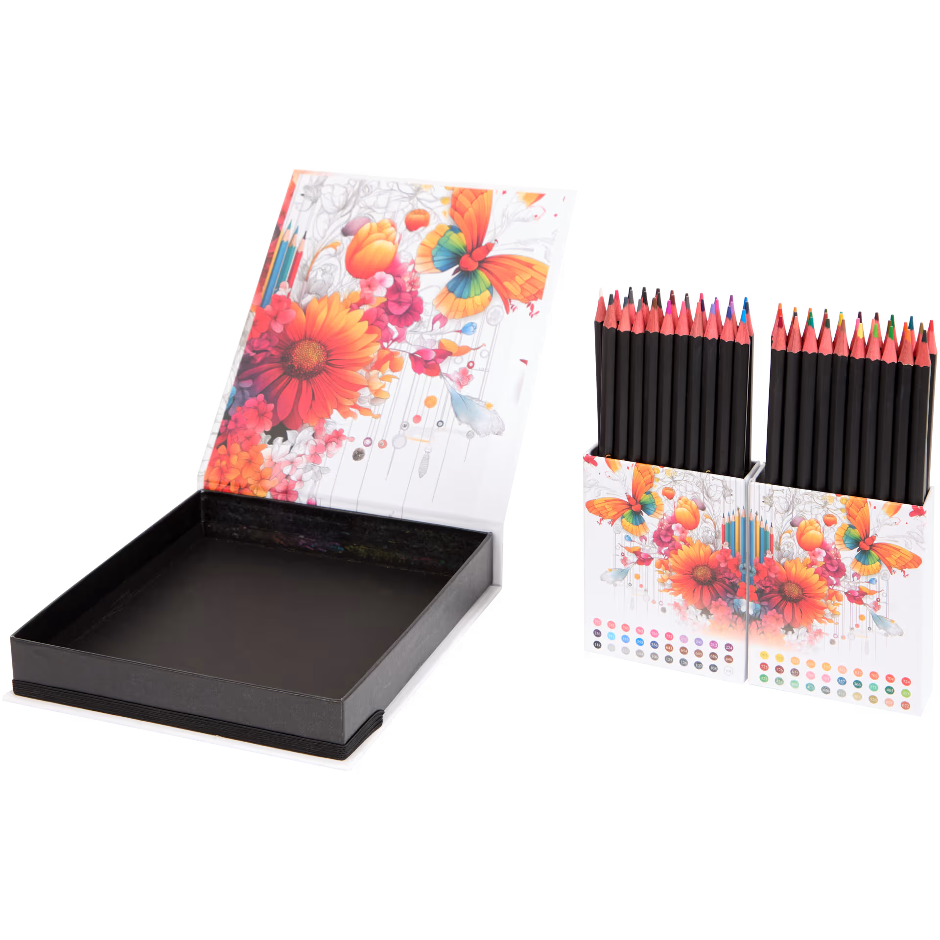 Crayons de couleur premium 63 pièces_1